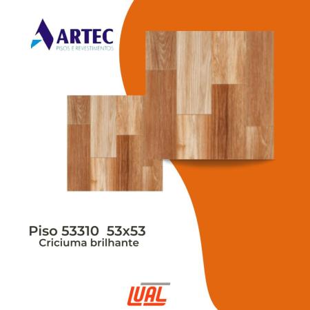 Piso Artec Criciuma Brilhante 53310 bolt 53x53 cx 2,03 m2