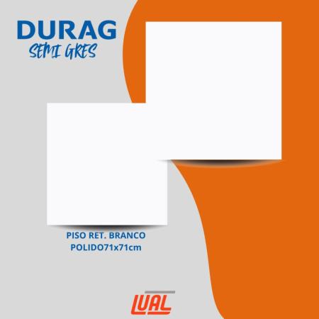 Durag Ret. Branco Polido 71x71 cx 3,02