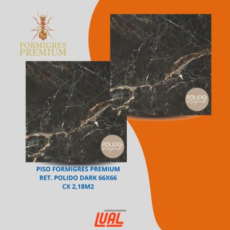 PISO FORMIGRES IMP. DARK POLIDO RT 66X66 CX 2,18M²