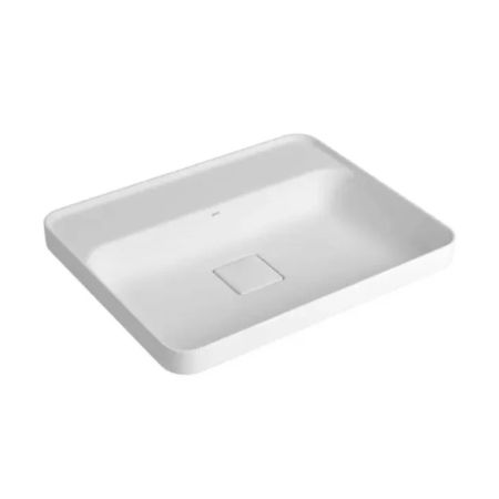 Cuba De Sobrepor Quadrada Sem Mesa Slim Branco Deca 40x40cm